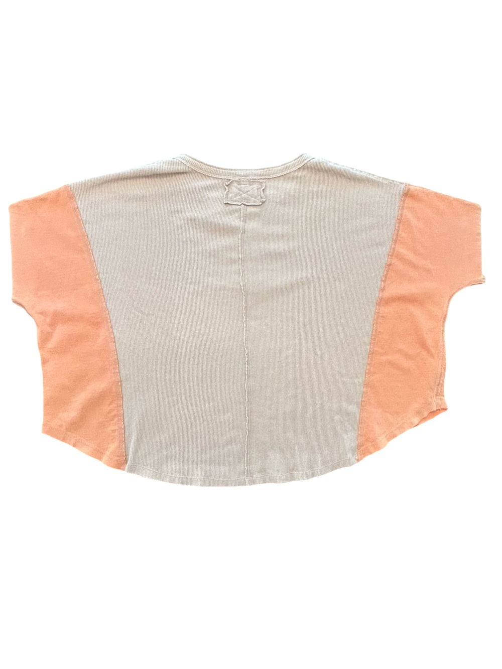 Free People Just Tip It Henley thermal top oversized slouchy 90’s grunge boho SM - Picture 10 of 11